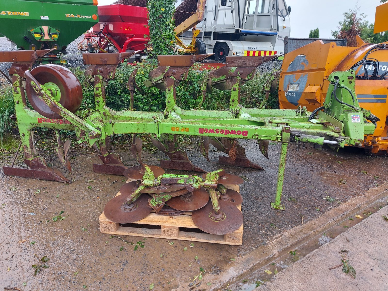 Dowdeswell 4f reversible Plough Erne Machinery Sales